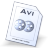File Types Avi Icon 48x48 png